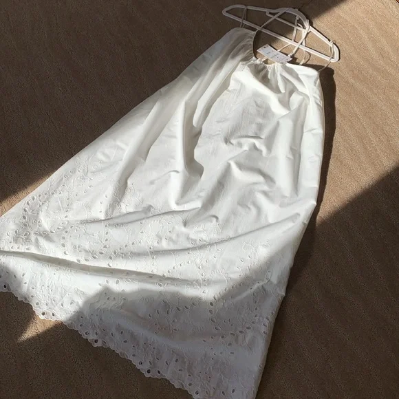 Zara Midi Dress With Lace Embroidery - Picture 12 of 16